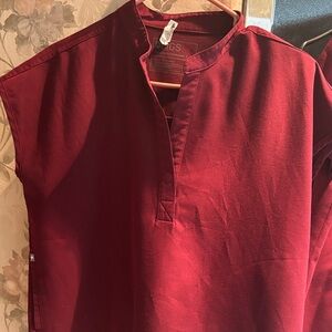 Figs Women's Burgundy Blouse